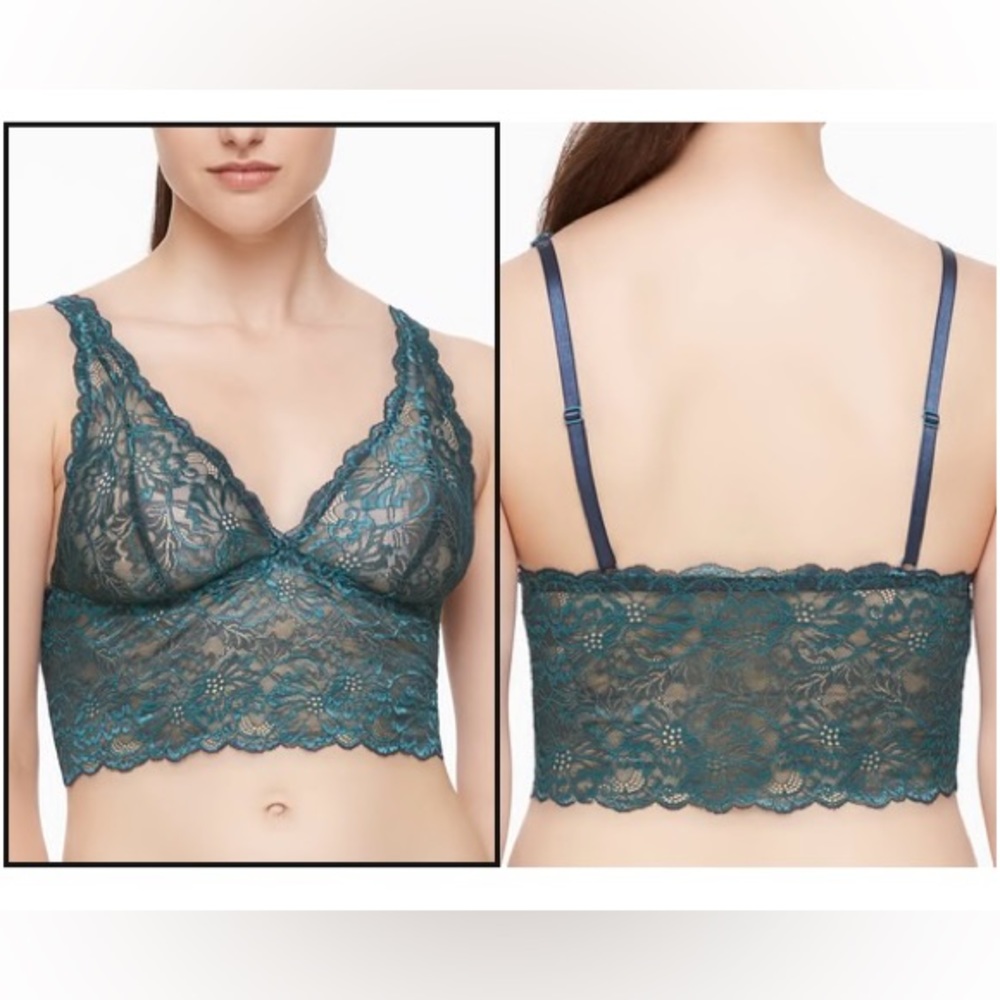 Fleurt With Me Longline Bralette NWT